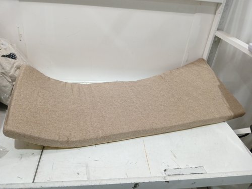 bench cushion replacement  indoor/outdoor - 18"x47" - beige image 3