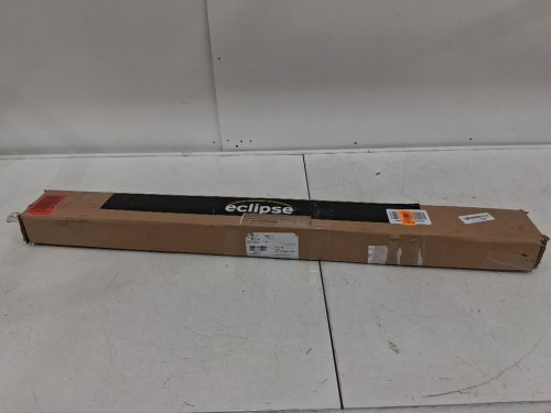 Eclipse Drew Noise Reducing Blackout Cordless Lined Roman Window Shade - 36" X 64" - White / Grey (Model: 22716EDR3) image 2