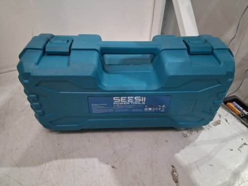 seesii handheld mini chainsaw - 6" - 900w - deep blue (model:m6 pro) image 2
