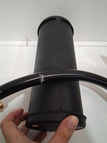 Wall Mounted Garden Hose Reel with basket - holds 125ft - black (model: hr-026-1) image 9