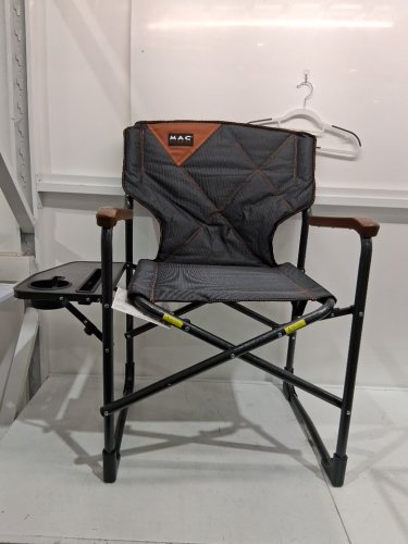 Mac Sports Folding Director Camping Chair- UPTO 300LBS - GREY (MODEL: 1872256) image 3