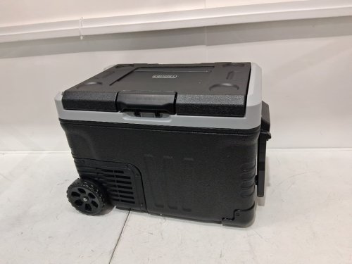 EUHOMY PORTABLE CAR REFRIGERATOR WITH WHEELS, 12V - 35L CAPACITY - BLACK (MODEL: CF003-35BL) image 3