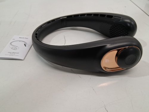 kidee portable neck fan - black/rose gold (model: s8) image 3