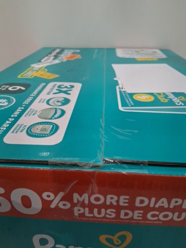 124PK pampers baby dry ultra fragrance free 3x protection diapers - size 6 (35lb+) image 3