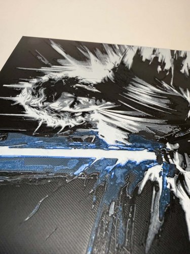 8"x8" 3D Printed- Anakin Skywalker - Star Wars - Textured Photo image 3