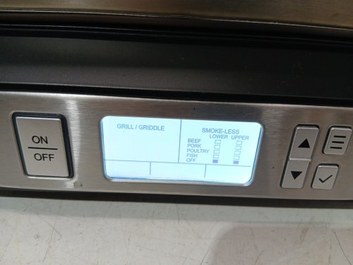 Cuisinart Contact Griddler LCD DISPLAY WITH SEAR FUNCTION & Smoke-Less Mode - 1500w - SILVER (MODEL: GR-6SC) image 4