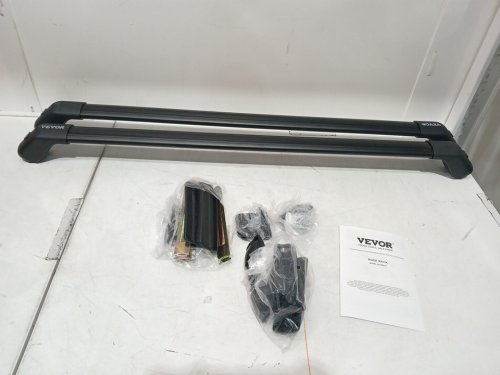 2PC Universal Roof Rack Cross Bars - 41" - 155lbs max - for SUVs, Sedans, and Vans - black (model: hj-rb017) image 3
