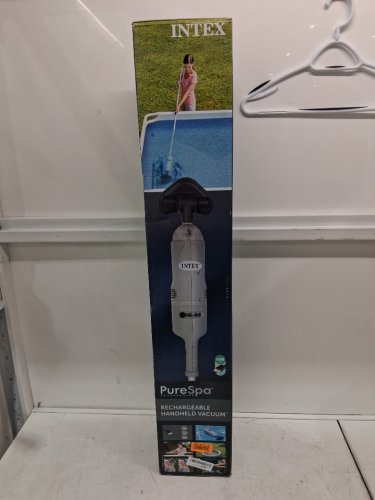intex purespa rechargeable handheld pool vacuum - 94" max length - grey (model: 28620EP) image 6