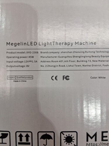 MEGELIN 7-in-1 all-natural led Light Therapy Machine - white (model: xyo-2308) image 2