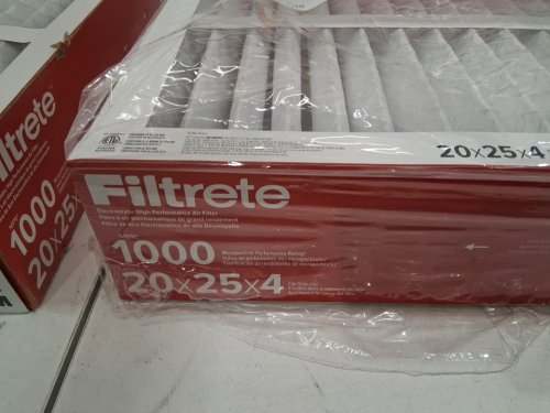 2PK Filtrete 3M Allergen Defense Electrostatic Pleated Air Filter - 20" x 25" x 4" - MERV 11 - 1000 MPR image 4
