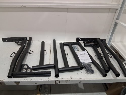 VEVOR Heavy Duty Steel Universal Extendable Truck Ladder Rack - 49" - 73" black (model: 1105) image 3