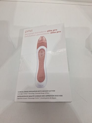 PMD Personal Microderm elite pro - clinical grade exfoliation with vacuum suction  - blush pink/white image 2