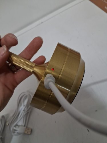 2pk Zunate Cordless dimmable Rechargeable Touch Lamp - 11.2" - 2000Ah - gold image 4
