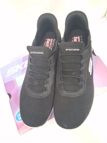 women's skechers memory foam hands-free slip-on shoes - Size 11 - black (style: 179207cs/6633511) image 3