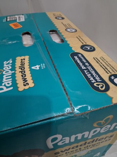 116PK PAMPERS SWADDLERS DISPOSABLE DIAPERS - SIZE 4 image 3