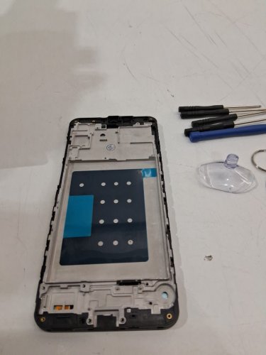 lcd screen replacement assembly kit with frame for various samsung A16 models image 2