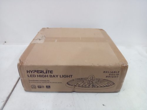 HYPERLITE dimmable LED HIGH BAY LIGHTING FIXTURE - 120 DEGREE WIDE BEAM ANGLE - 5000K - 21000lm - 150w - black image 2