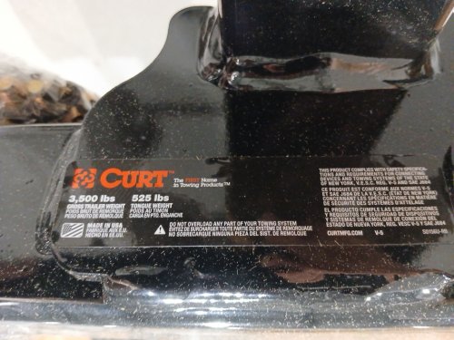 curt Class 3 Trailer Hitch - 3500lbs cap - For 2022 to 2026 Hyundai Tucson and 2023 to 2027 Kia Sportage - Black (Model: 13485) image 7