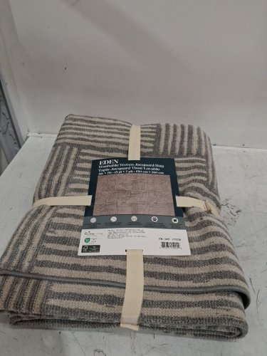 eden washable woven jacquard rug - 5ft x 7ft - taupe - (model: 1770726) image 2