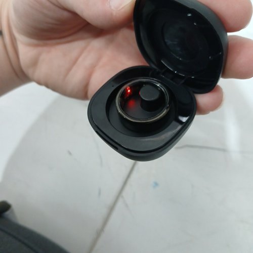 smart ring with wireless charging box - 8 - deep gray image 3
