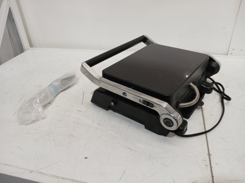 giantex LED touch panel electric panini press sandwich maker with independent temperature control & removable non-stick plates - black (model: gt52a) image 7