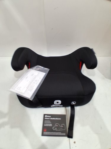 DIONO SOLANA 2 LATCH BACKLESS BOOSTER CAR SEAT WITH CUPHOLDERS AND REMOVABLE WASHABLE COVER - FOR KIDS 40-120LBS - CHARCOAL BLACK (MODEL: 32100-NA-01) image 3