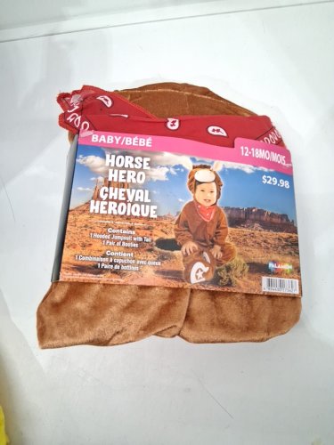 BABY PALAMON HORSE HERO COSTUME - 12-18 MONTHS - BROWN image 2