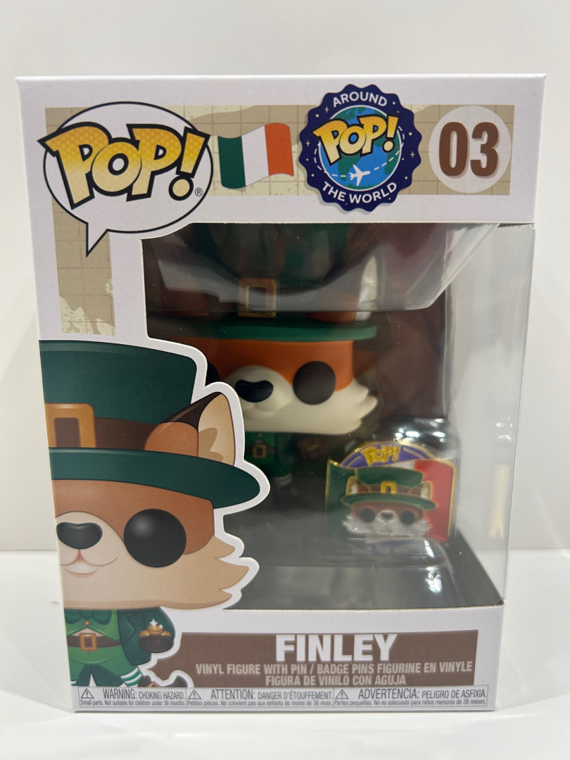 Funko pop! around the world - Finley vinyl figure with pin (#03) image 2