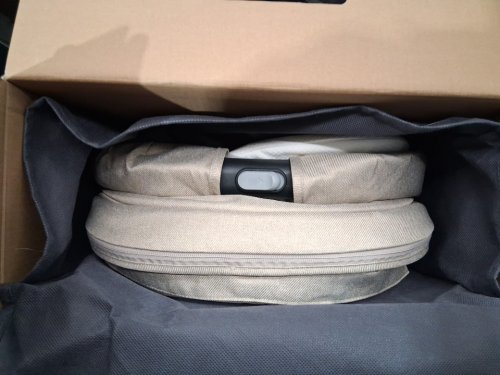 UPPAbaby Bassinet V3 - Compatible with Vista, Cruz, Ridge Strollers - 20lbs max - Declan Oat Mélange/Silver Frame - (model: 0903-bas-na-DCL) image 3