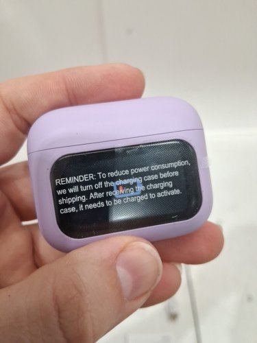 vekj l8 pro bluetooth 5.4 mini wireless sleep earbuds with multifunctional touch screen for ios/android - PURPLE (model: l8 pro) image 3