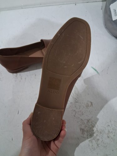 women's aldo hollie slip on loafers - size 9 - cognac brown (style:1946236) image 3