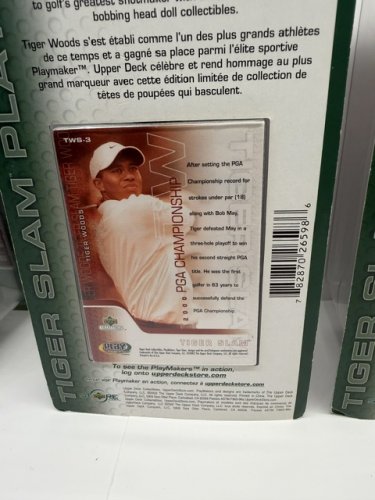 4PC FULL SET UPPER DECK COLLECTIBLES TIGER WOODS TIGER SLAM PLAY MAKERS FIGURES COLLECTION, 2000-2001 image 11