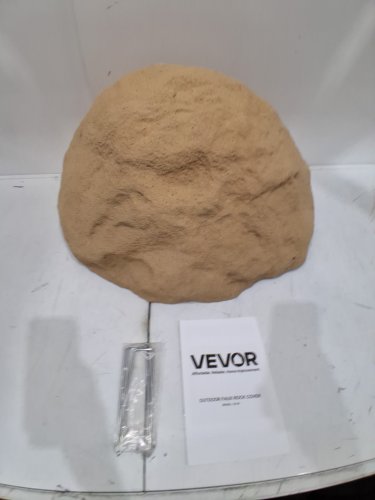 OUTDOOR Lightweight & Weather-Resistant hollow Artificial Boulder Décor - 23" X 18" X 14" - Sandy Brown (MODEL: CP-67) image 6