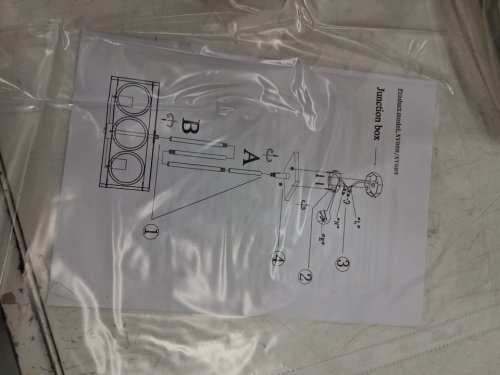 xingqi 4-Light Rectangular Cage Chandelier - 13" x 9.7" x 5.7" - brushed nickel (model: xy088-bn) image 6