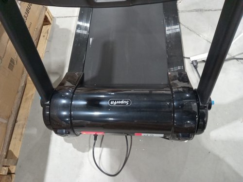 Costway Folding Treadmill with LED Touch Display with Bluetooth Speaker with 5‑Layer Shock‑Absorbing Belt with Safety Key and App Control - 2.25 HP - black (model: SP37546BK) image 9