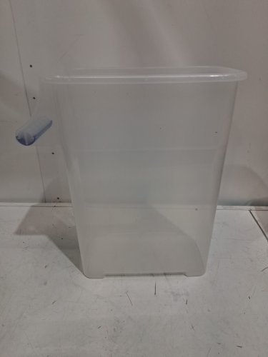 BROIL KING WOOD PELLET STORAGE BIN WITH HANDLE - 20lb Capacity - Clear/Black (MODEL: 66900) image 4