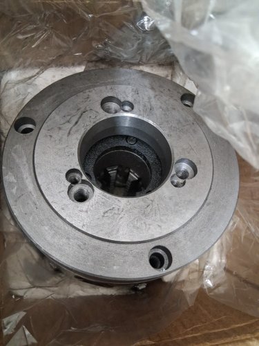 Metal Lathe Chuck Precision 6 Jaw Self-Centering Scroll Chuck - 160mm - 3000r/m -black/silver (model: K13-160A(d1-4)) image 8