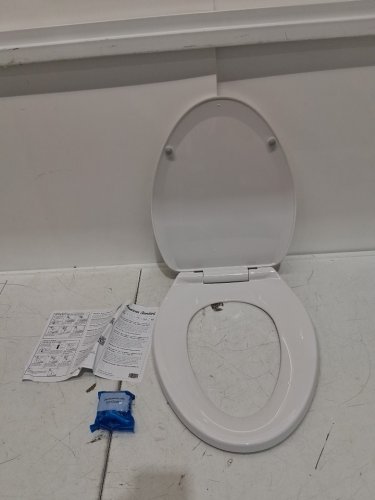 AMERICAN STANDARD ELONGATED SLOW-CLOSE TOILET SEAT - 16.5" x 13" - WHITE (MODEL: 5503A00B.020) image 3