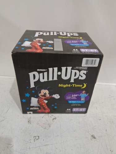44PK boys huggies night-time pull ups - 5T to 6T - 40 to 60LBS - mickey mouse image 2