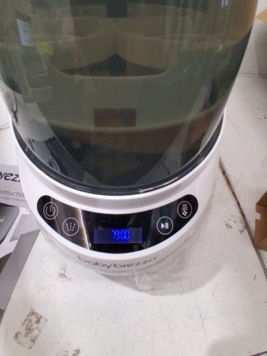 BabyBrezza Bottle Washer Pro 3-in-1 washer/sterilizer/dryer - holds 4 bottles - black/white (model: BRZ0103) image 5