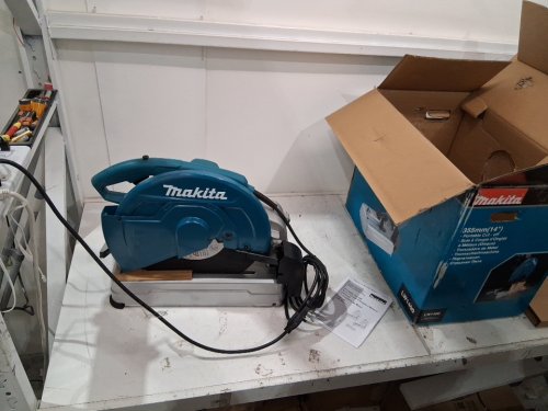 makita Tool-less Portable Cut-off Saw - 14" - blue (model:LW1400) image 4
