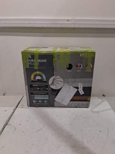 Intex Dura-Beam Series Deluxe Comfort Plush Mid Rise Airbed with Internal Electric Pump and Carrying Bag - QUEEN - 13" Height - Grey/White (Model: 67769ED) image 2