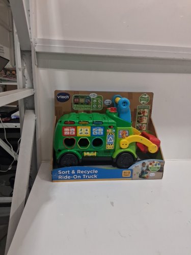 VTECH SORT & RECYCLE RIDE-ON TRUCK FOR KIDS - 1 1/2 - 3 YEARS - MILTICOLOUR (MODEL: 5418) image 3