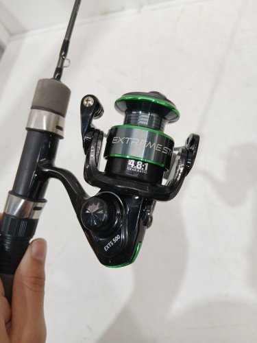 Bps Extreme STK FISHING ROD & Spinning REEL Combo with light power - 26" / 4:8:1 gear ratio image 4