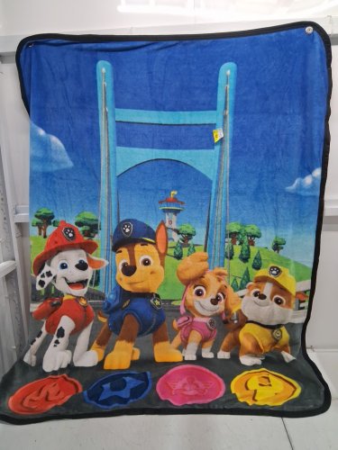 Paw Patrol "Go To Work" Throw Blanket - 46" x 60" - MULTICOLOUR image 2