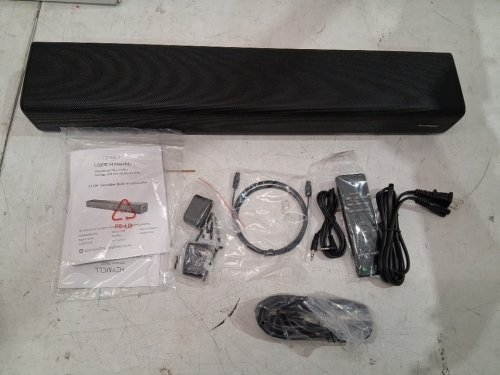 Heymell Soundbar with remote and BUILT IN SUBWOOFER - 23" - 120w -  BLACK (MODEL : VOYAGE202 pro) image 4