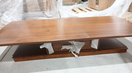 Ludwig Brown Rectangular Coffee Table - 18" x 48" x 24" - Brown (Model: 1085312) image 5