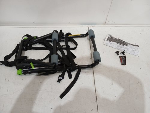 ALLEN SPORTS DELUXE TRUNK/SUV MOUNTED 2-BIKE CARRIER/RACK - BLACK/GREEN (MODEL: ZN102) image 2