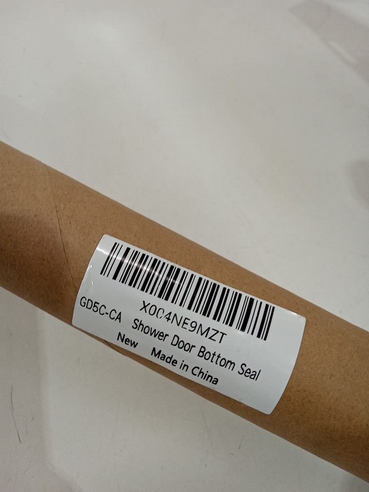 2PK waterproof & durable Bathroom Shower Door Seal Strip - for 1/4" glass - 39" / each - Clear (Model: GD5C-CA) image 4