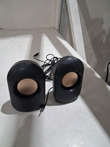 2PK ONN. USB STEREO SPEAKERS - 5FT USB CABLE - BLACK image 3